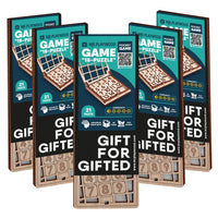 Mr.Playwood - Jeu de 15 puzzles STEM en bois - Lot de 5-Modèle STEM 3D écologique à assembler et personnaliser à l'école ou à la maison