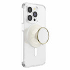 PopSockets PopGrip for MagSafe with Magnetic Adapter Ring - Coconut Creme-Functions as a convenient stand so you can watch videos on the fly