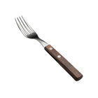 Tramontina BBQ Stainless Steel Flatware Set – Polywood Handle - Forks - Spoons - Knives - Outdoor Use - 24 Piece Set-Mirror polished blades with serrated edges