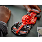 LEGO Speed Champions Speed Champions - 275 Pieces-Authentic Ferrari design details include sponsor stickers and wider rear tires