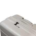 Champs Linen 3-Piece Luggage Set - Ivory-TSA Lock on 24" and 28"