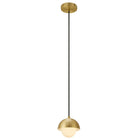 Modway Eclipse Globe Pendant Light - Brass-8