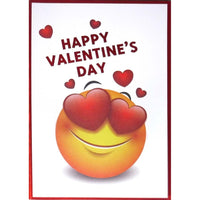Mill Brook - Cartes De Souhaits De La Saint-Valentin Studio 5-3/8 po x 7-3/4 po / Enveloppes - Paquet de 18 - Des yeux en forme de coeur-Cartes de souhaits qualité boutique