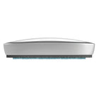 Quartet Max Clean Dual Material Eraser with Magnetic Caddy - 6.14" x 2.44" - Silver-Store the eraser in the included magnetic caddy; place it directly on a magnetic board surface for quick and easy access (Optimized for use on glass boards)