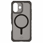 ITSKINS Hybrid_R Vapor Compatible with MagSafe Case for iPhone 17 - Smoke-Raised edges protect your screen and camera