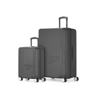 Reebok Achievement Collection Hardside 2-Piece Set - Black-Lightweight and resistant ABS/PC