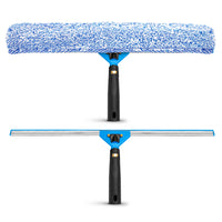 Gritt Commercial Swivel Window Washing Kit - 18" Squeegee - 18" Washer-Thoroughly but gently washes windows