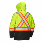 Forcefield Rain Jacket with Snap-Off Hood - Lime - X-Large (023-HVRJLYT)-Water- and wind-proof fabric, fully seam sealed
