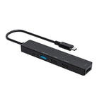 Kopplen USB-C 5-Port Hub with 4K HDMI-Effortless Usability: Plug-and-play functionality ensures it works seamlessly without the need for additional drivers, simplifying setup