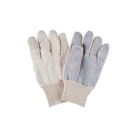 Zenith Safety - Gants De Qualité Standard, T-Grand, Paume En Cuir De Vache Refendu, paquet de 36-Matériau du poignet Coton