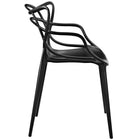 Modway Entangled Dining Armchair - Black-No assembly required
