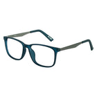 Gry Mattr WITTY Blue Light Glasses, +2.50-Matte navy blue plastic