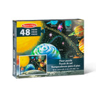 Melissa & Doug Solar System Floor Puzzle - 48 Pieces-Easy-Clean surface keeps puzzle looking new