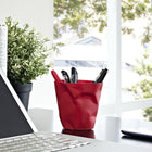 Modway Lava Pencil Holder - Red-"Crumpled paper" design