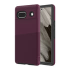 AXS PROTech Plus Dual-Layered Anti-Shock Sleek Case for Google Pixel 7a - Sangria-Drop resistant up to 10 feet