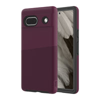 AXS PROTech Plus Dual-Layered Anti-Shock Sleek Case for Google Pixel 7a - Sangria-Drop resistant up to 10 feet
