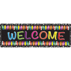 Ashley Productions The Original Fun Mat Mat Runner - 15.5" x 47" - Welcome Crayons-Measurements and Design: The Welcome Crayons Mat Runner measures 15.5" x 47".
