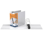 QuickFit Pro Heavy Duty Binder - Single Touch Pin-Lock - 6" - White - 2 Pack-6"