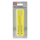 TRU RED Grip Chisel Tip Tank-Style Highlighters - Yellow - 2 Pack-Rubberized comfort grip