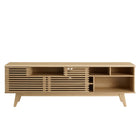 Modway Render 71" Media Console TV Stand - Oak-8