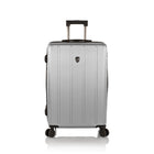 Heys SpinLite 26" Check-in Luggage - Silver-Durable scuff-resistant, diamond-emboss textured surface