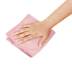 Globe Commercial - Chiffon en microfibre - 240 g/m² - 14" x 14" - Rose - Paquet de 10-Doux, non abrasif et ne raye pas