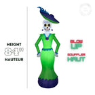 GEMMY Airblown Inflatable Halloween DOD Female - 84"-6