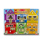 Melissa & Doug - Planche d'activités à verrous en bois-Les verrous s'accrochent, s'enclenchent, s'imbriquent et glissent