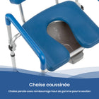Journey - Chaise d’aisance 3-en-1 SoftSecure avec Microban-Les pattes réglables en hauteur avec assemblage sans outil permettent une installation rapide et une personnalisation facile