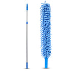Gritt Commercial - Brosse flexible de 22 po - Manche en microfibre et chenille - Manche télescopique de 6 pi-Cette brosse à dépoussiérer peut être fixée à un manche télescopique Gritt Commercial (vendu séparément) pour une portée étendue. En utilisant le manche inclus, cette brosse peut également être utilisée seule, offrant une solution de nettoyage rapide et efficace
