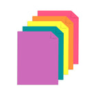 Astrobrights 24lb Colour Paper - 8.5" W x 11" H - Tropical - 5-Colour - 100 Pack-Ideal for DIY crafting, school projects, scrapbooking, invitations, and more