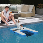 PawHut 47" L Dog Water Ramp for Pets Up to 200 lbs - Blue-Connectors adapt to lakes, pools, boats, and docks 