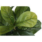 Monarch Specialties 41" Artificial Indoor Fiddle Tree - Floor - Black Pot-5 year limited warranty against manufacturer's defects