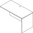 Office Star Napa Collection Return, Espresso-Triple-groove edge design