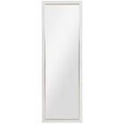 HOMCOM Full Length Mirror Standing Leaning Wall - 21" W x 64" H - White-Measures 64" x 21" (162.6 x 53.3 cm) for a complete head-to-toe view 