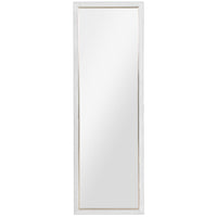 HOMCOM Full Length Mirror Standing Leaning Wall - 21" W x 64" H - White-Measures 64" x 21" (162.6 x 53.3 cm) for a complete head-to-toe view 