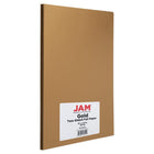 JAM Paper Foil Paper 2-Sided, 8.5 x 11, 24lb Gold, 50 Pack (1683736)-Gold