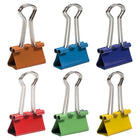JAM Paper - Assortiment de pinces à baguette colourées - petites - 3/4 po (19 mm) - couleurs arc-en-ciel assorties - 150 pinces/paquet-Taille : Petite 0,75 po (19 mm) | Reprend facilement sa forme lors du retrait