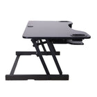Rocelco 45" Adjustable Desk Riser with Dual Monitor Mount and Anti Fatigue Mat-ADR45 is 45" wide holds 3 monitors, laptop