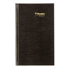 Blueline 2027 Daily Planner with Perfect Binding - 8" x 5" - Black-Appointment schedule from 7:00 a.m. to 7:30 p.m. in 30-minute intervals, for full week