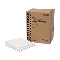 Pro Advantage P754048 White Drape Sheets, 2-Ply Construction - 40" x 48" - 100 Pack-40" x 48"