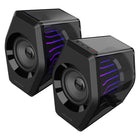 Hecate - Haut-parleurs de jeu Hecate G2000 Pro 2.0, son ambiophonique virtuel 7.1, RGB, Bluetooth, puissance de crête de 64 W et éclairage TempoFlow – Noir-Des haut-parleurs pleine gamme de 3 po, conçus sur mesure, sont associés à un amplificateur numérique pour offrir une puissance robuste et des basses plus profondes. Grâce à ses doubles aimants en néodyme-fer-bore, il assure une clarté et une profondeur exceptionnelles dans les hautes, moyennes et basses fréquences, pour une expérience sonore équilibrée 