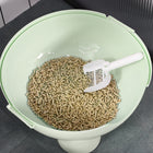 PawHut Large Enclosed Cat Litter Box with Lid - Green-Colour: Light Green, White 