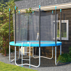 Soozier 12' Trampoline Spring Cover - Light Blue-Comes with a cover to ensure a safer jumping experience
