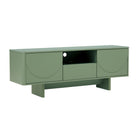 Manhattan Comfort Ella 59.1" Modern TV Stand - Sage Green-Home Assembly Required. All Hardware Included