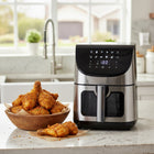 JS Gourmet 8 L Air Fryer-Built-in window with interior LED light