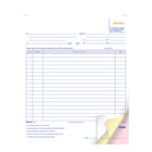 Blueline − Carnet de bons de commande DC63 en anglais − 50 en trois exemplaires-Poids : 1,19 lb
