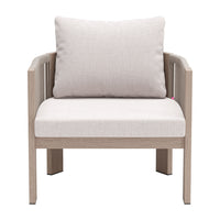 Zuo Rebel Accent Chair - Beige-Removable and washable cushion cover