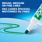 Expo Dry Erase Markers - Low Odour Ink - Chisel Tip - Black - 8 Pack-8 count of black markers