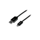 StarTech 3m (10ft) Long Black Apple 8-pin Lightning Connector to USB Cable for iPhone / iPod / iPad-Maintain optimal charge time over longer distances, with a heavier gauge of wire